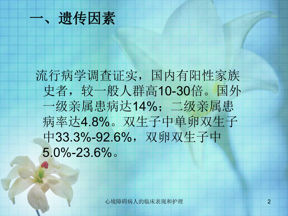 心境障碍病人的临床表现和护理培训课件.ppt_第2页