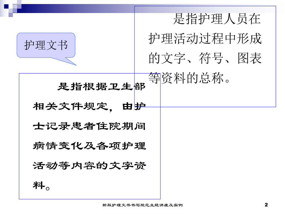 新版护理文书书写规范主题讲座及实例培训课件.ppt_第2页