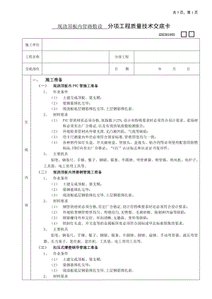 02现浇顶板内管路敷设工程参考模板范本.doc