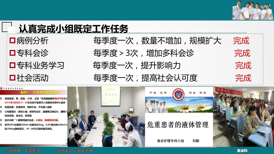 急诊护理专科小组中期工作总结汇报课件.ppt_第3页