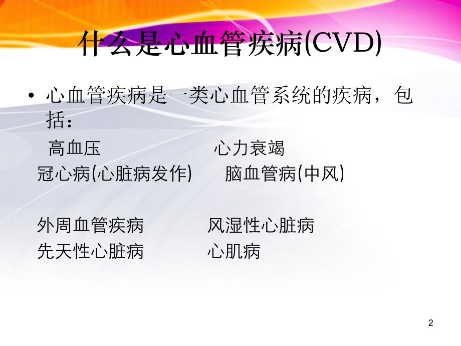 心血管病病人的自我保健与护理教学课件.ppt_第2页