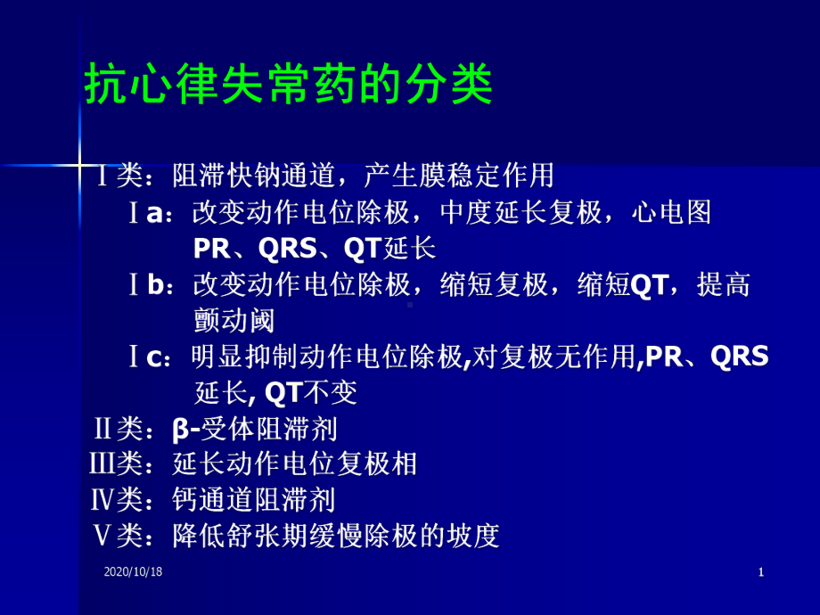 抗心律失常药物的应用优选课件.ppt_第1页