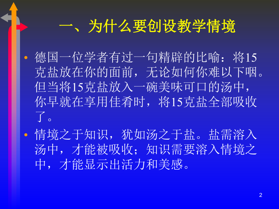 新课程背景下教学情境的创设课件.ppt_第2页