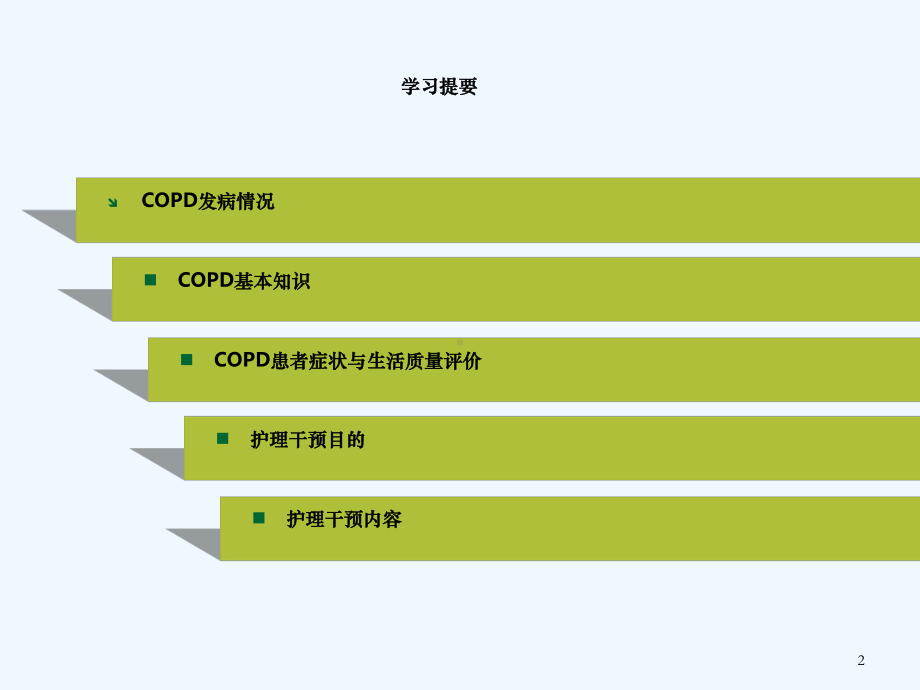 护理干预对COPD患者稳定期疗效和生活质量的影响课件.ppt_第2页