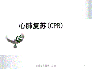 心肺复苏技术与护理课件.ppt