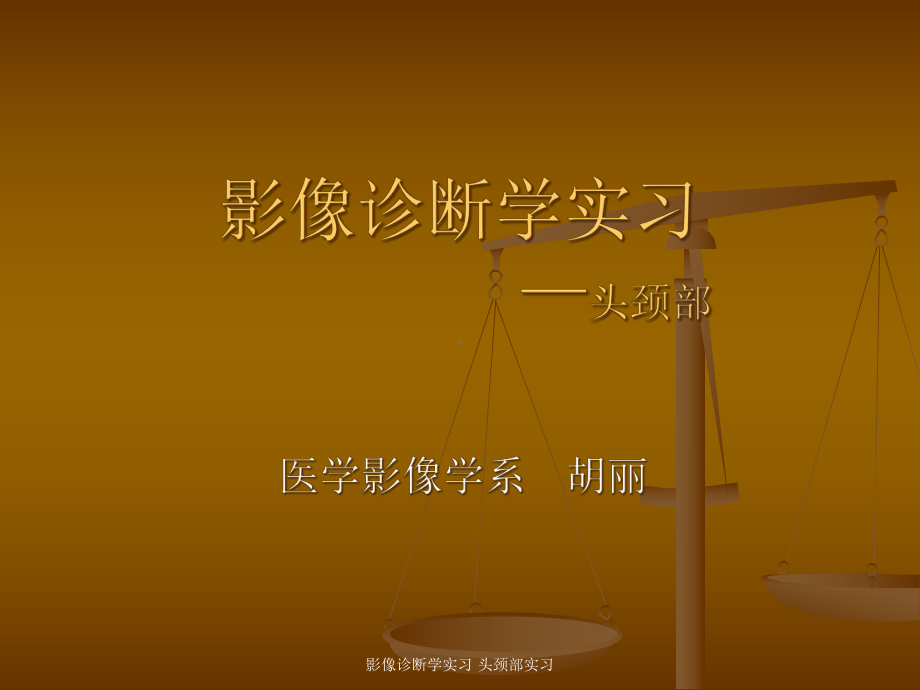 影像诊断学实习-头颈部实习课件.ppt_第1页