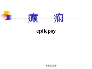 护本癫痫课件.ppt