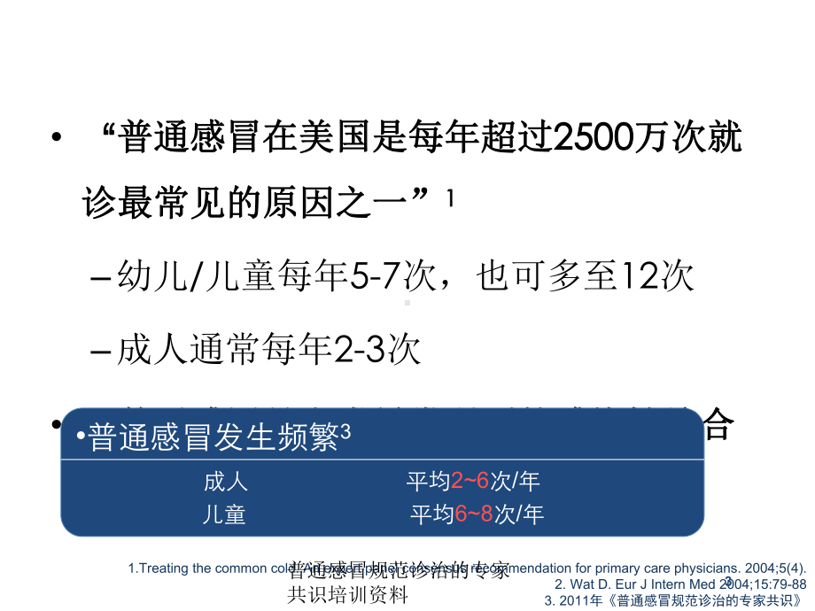 普通感冒规范诊治的专家共识培训培训课件.ppt_第3页