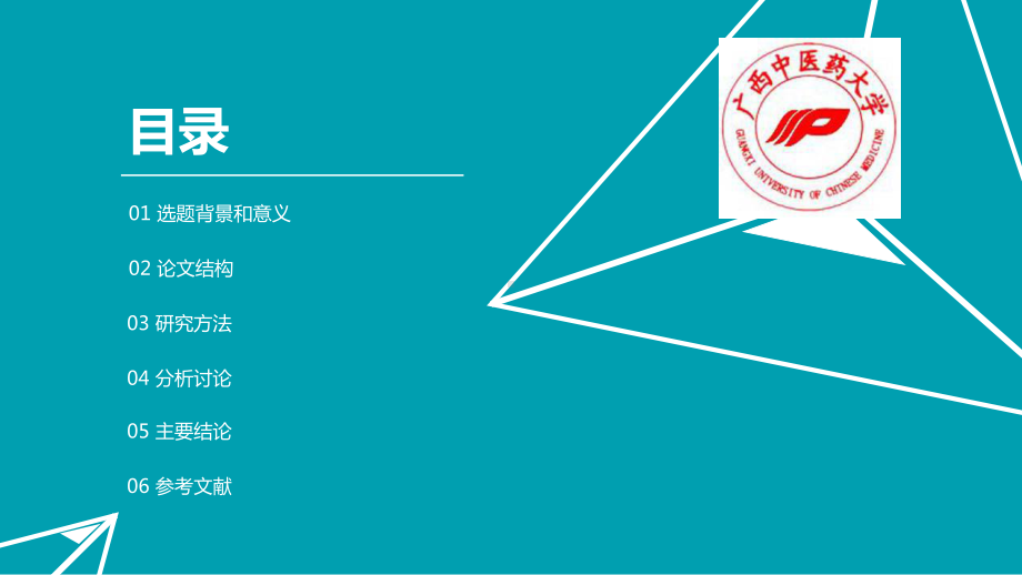 某中医学院简约通用论文答辩模板毕业论文毕业答辩开题报告优秀模板课件.pptx_第1页