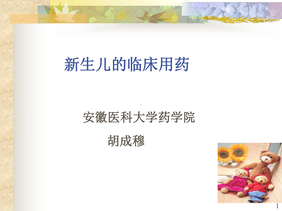 生儿的临床用药课件.ppt_第1页