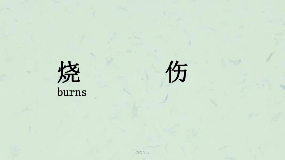 烧伤学习课件.ppt_第1页