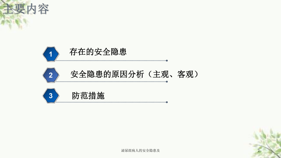 泌尿组病人的安全隐患及课件.ppt_第2页