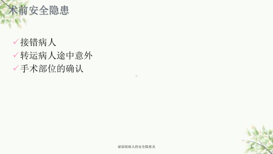 泌尿组病人的安全隐患及课件.ppt_第3页