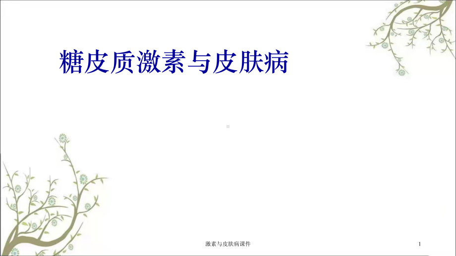 激素与皮肤病课件.ppt_第1页