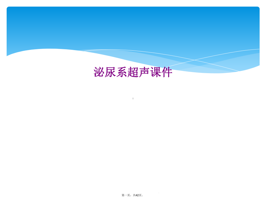 泌尿系超声课件.ppt_第1页