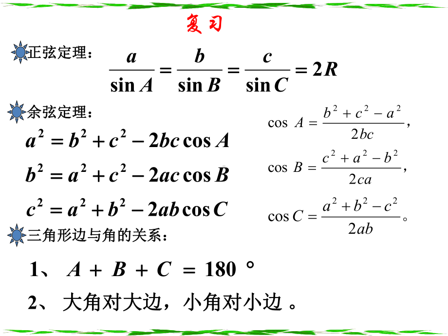 正弦定理余弦定理应用举例课件.ppt_第2页