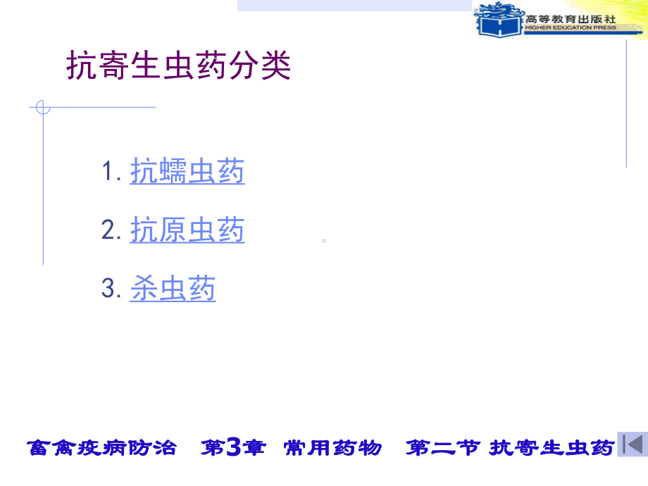 畜禽疫病防治第二章第二节抗寄生虫药课件.ppt_第3页