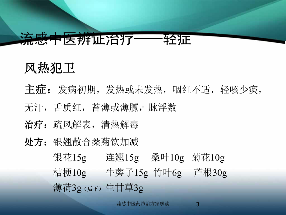 流感中医药防治方案解读培训课件.ppt_第3页