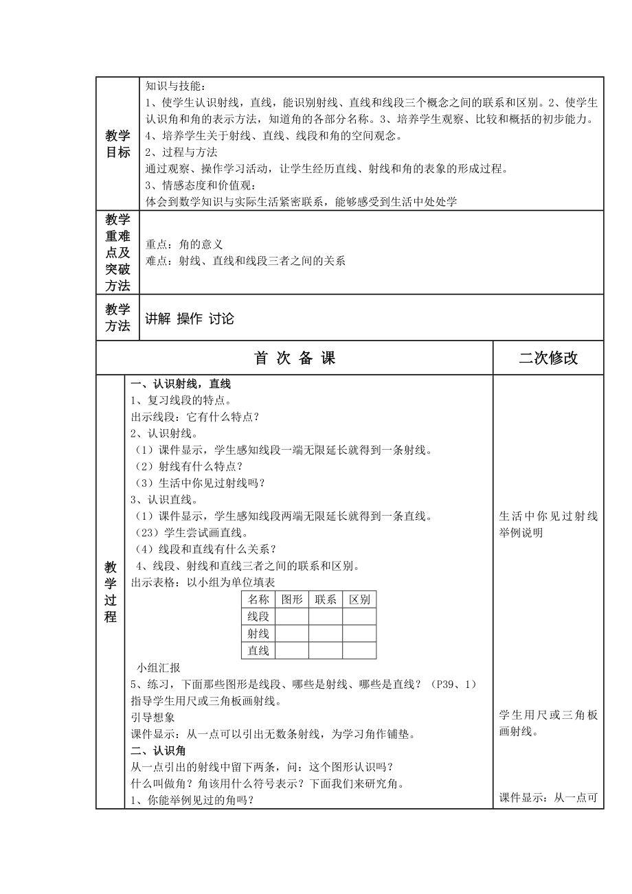 人教版四年级上册数学第三单元《角的度量》教材分析及全部教案（共4课时）.docx_第2页