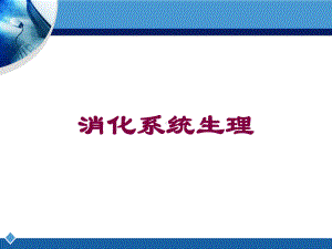 消化系统生理培训课件.ppt