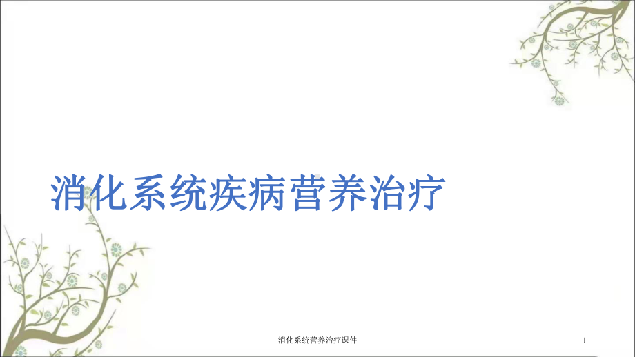 消化系统营养治疗课件.ppt_第1页