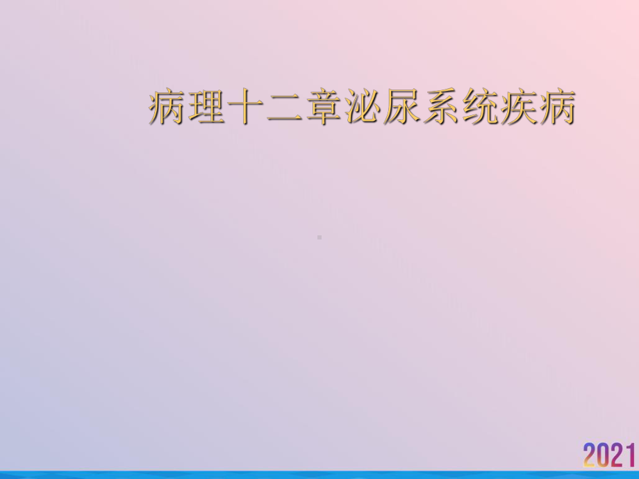 病理十二章泌尿系统疾病课件.ppt_第1页