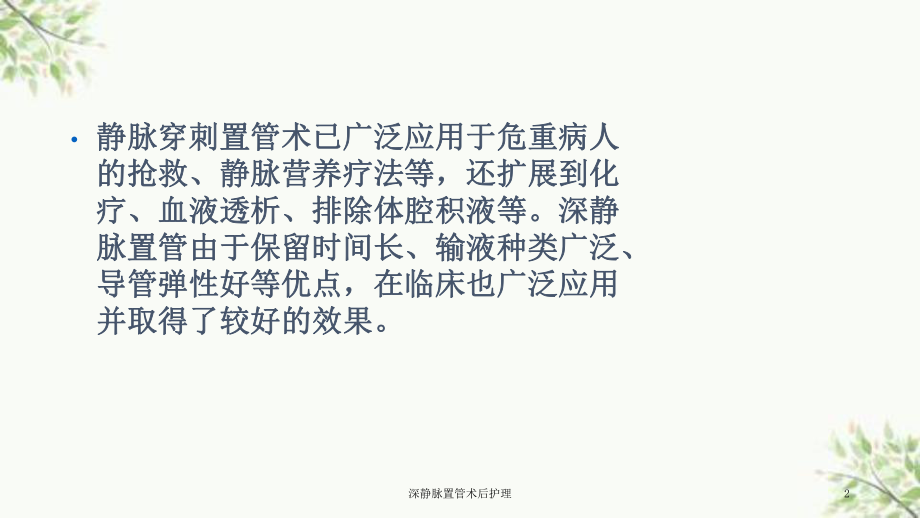 深静脉置管术后护理课件.ppt_第2页