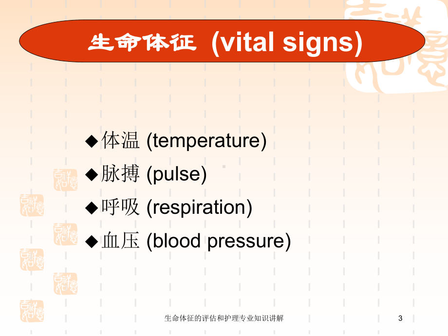 生命体征的评估和护理专业知识讲解培训课件.ppt_第3页