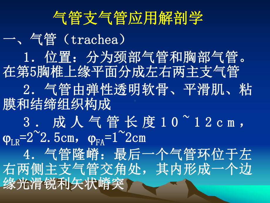 气管支气管及食管的应用解剖学和课件.pptx_第1页