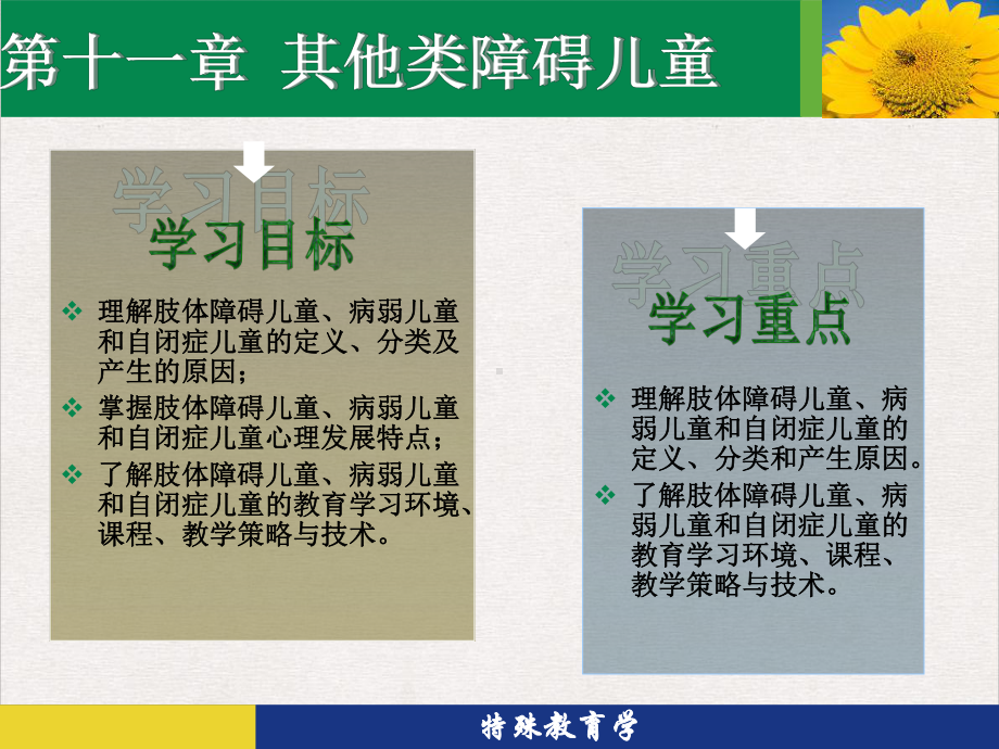 病弱儿童和自闭症儿童的教育学习环境课程教学策略与技术课件.pptx_第2页