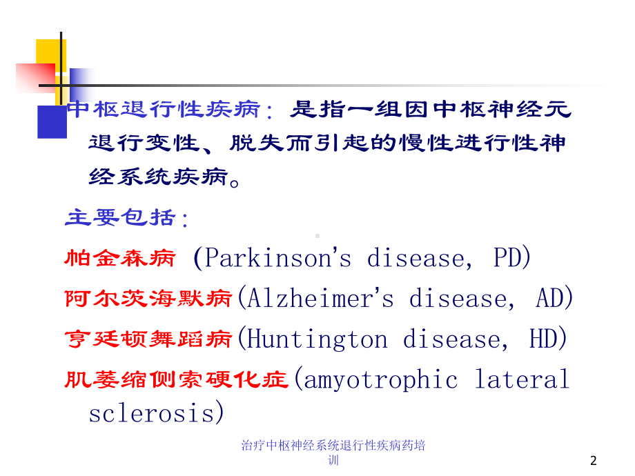 治疗中枢神经系统退行性疾病药培训培训课件.ppt_第2页