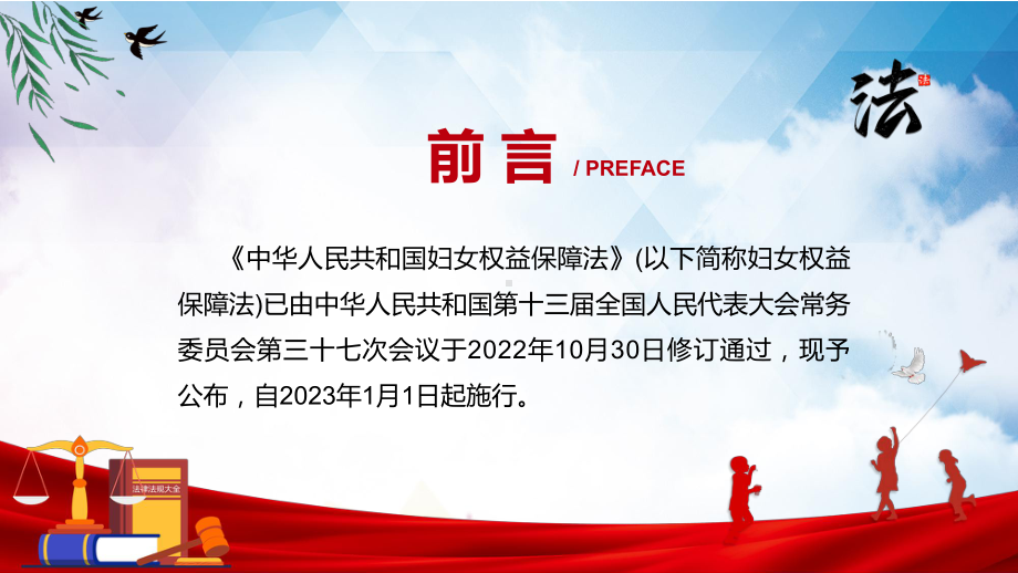 图解2022年妇女权益保障法学习解读妇女权益保障法ppt(模板).pptx_第2页