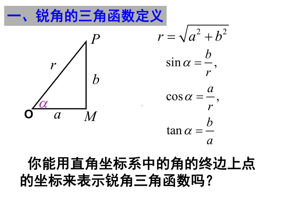 5.2.1任意角的三角函数　ppt课件-2022新人教A版（2019）《高中数学》必修第一册.pptx_第2页