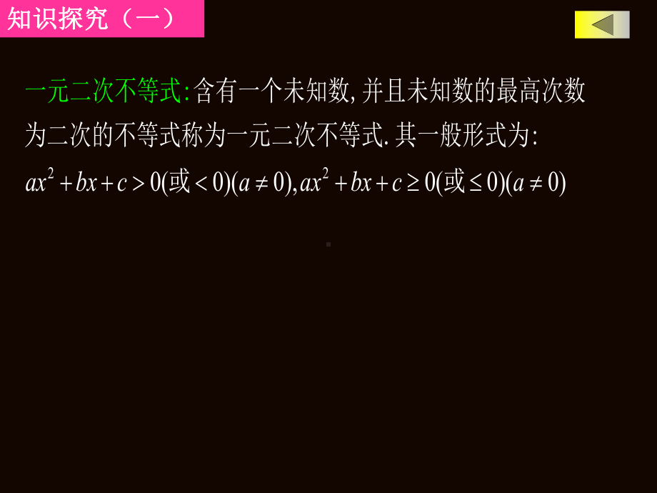 （一元二次不等式与分式不等式的解法）数学ppt课件-2022新人教A版（2019）《高中数学》必修第一册.pptx_第2页