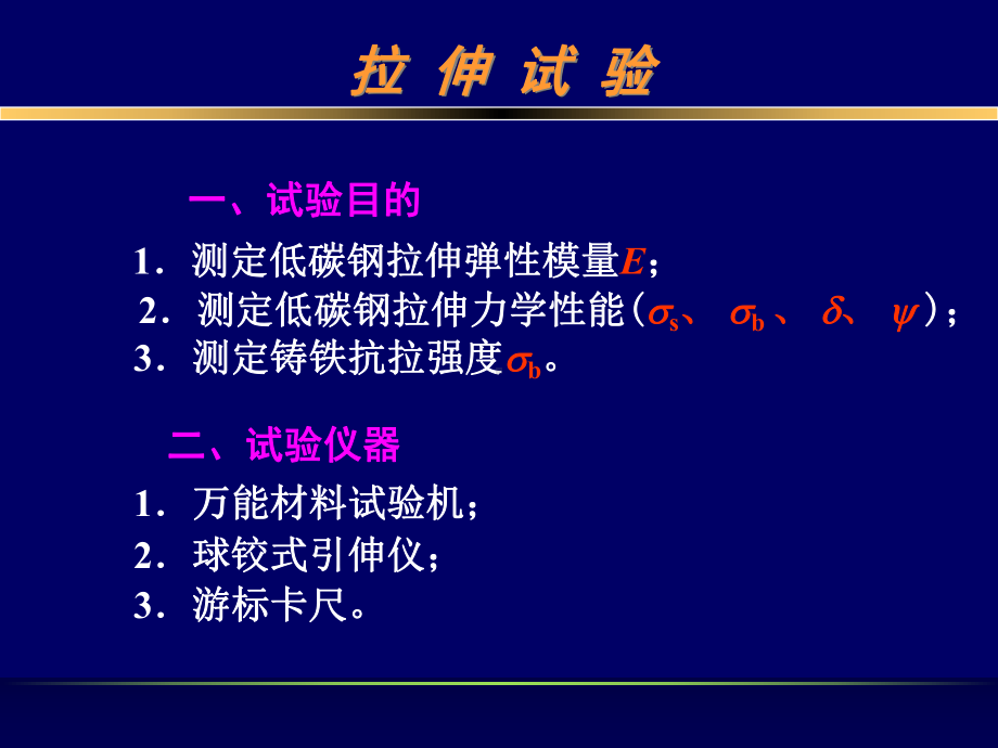 《材料力学》实验学习培训模板课件.ppt_第2页