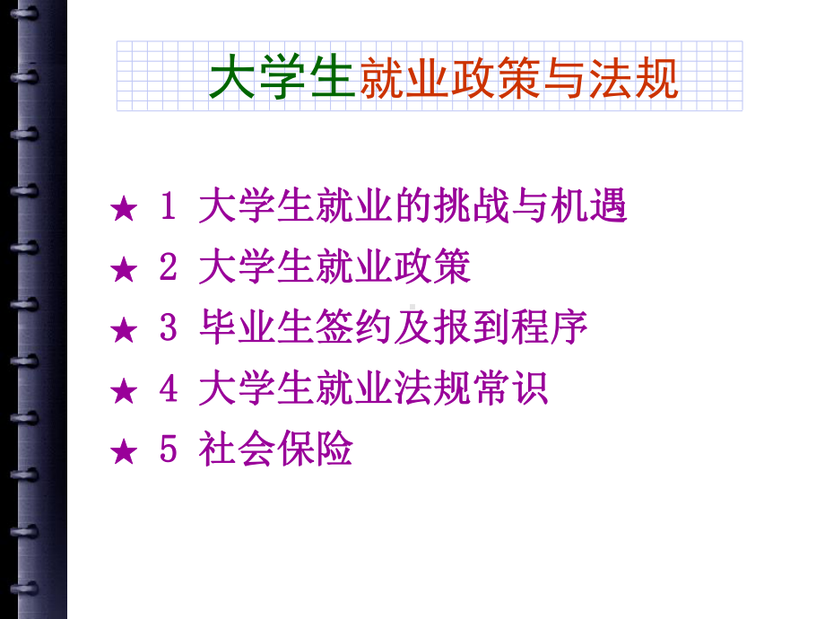 大学生就业政策与法规 大学生就业政策与法规课件.pptx_第2页