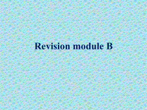 外研版英语九年级上册RevisionmoduleB教学课件.ppt-(纯ppt课件,无音视频素材)