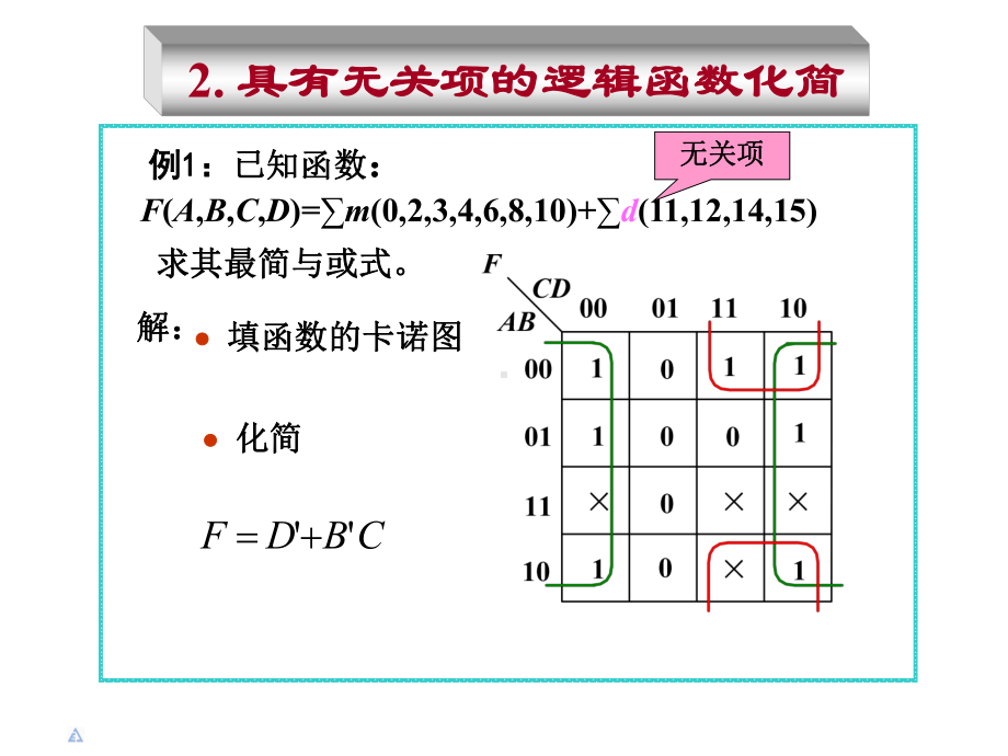 具有无关项的逻辑函数及其化简学习培训模板课件.ppt_第2页