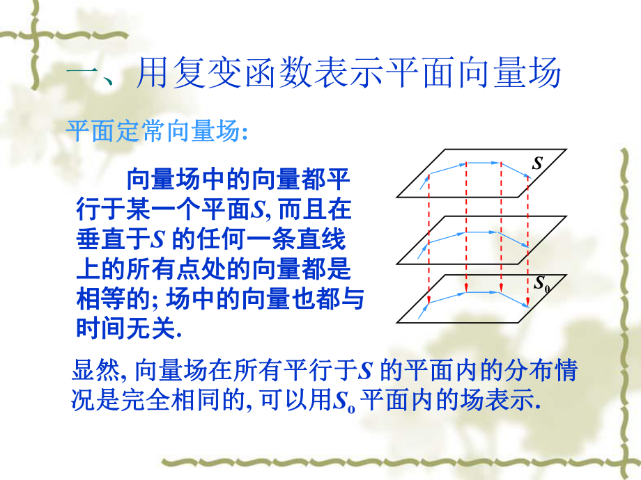 复变函数与积分变换 第二章第四节平面场的复势-复变函数论课件.ppt_第2页