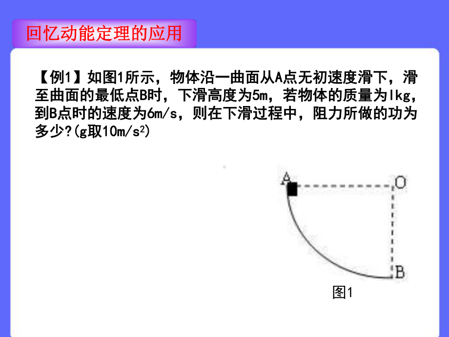 季学期人教版必修二动能和动能定理 动能定理在圆周运动中的应用 优秀课件.pptx_第3页