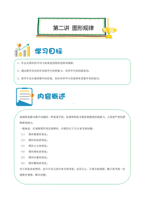 六年级上册数学讲义-小升初培优：第02讲 图形规律 （解析版）全国通用.doc
