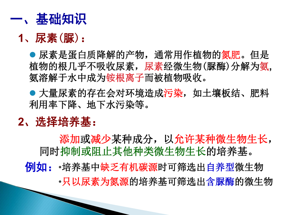 实验2：分离以尿素为氮源的微生物课件.ppt_第2页