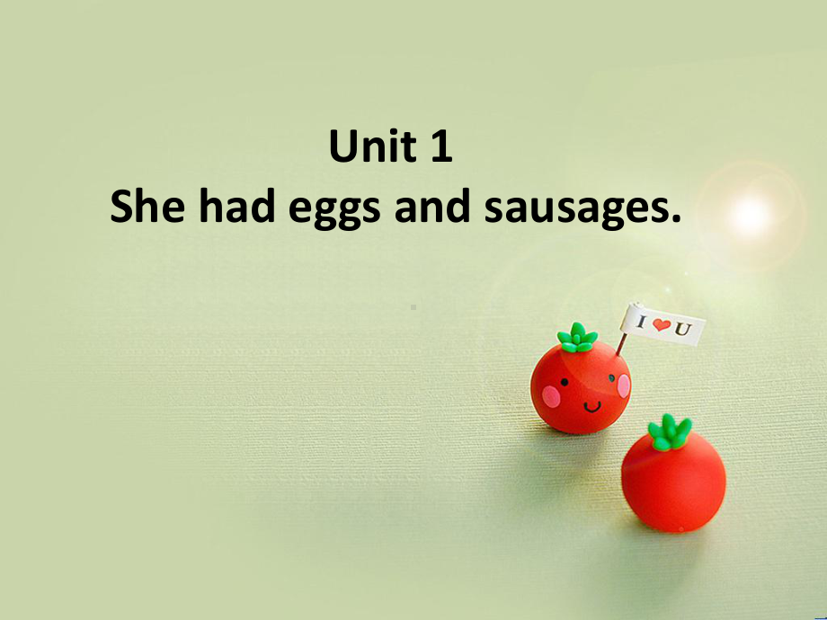 外研版(三起)五年级下册英语第三模块第一单元课件 Module 3 Unit 1She had eggs and sausage.ppt-(纯ppt课件,无音视频素材)_第1页