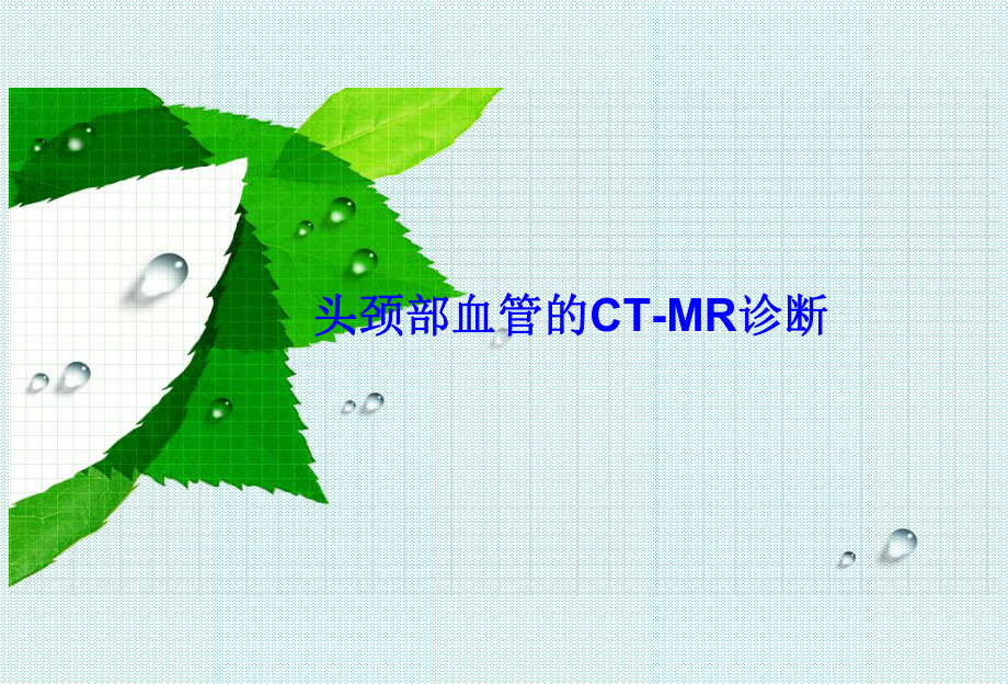 头颈部血管的CT MR诊断课件.ppt_第1页