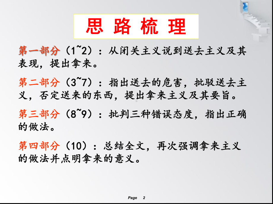 学习《拿来主义》的驳论式写作课件.ppt_第2页