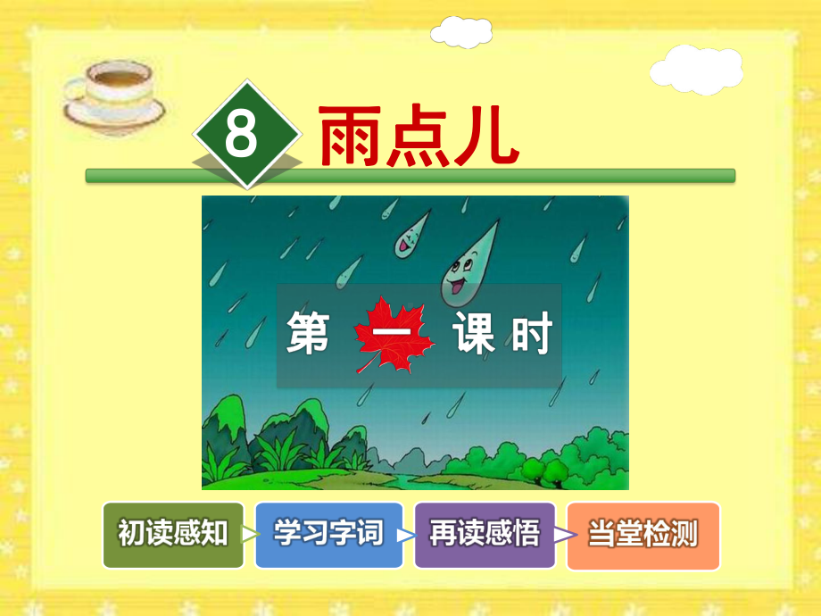 小学一年级上学期语文教学课件：《雨点儿》(第1课时).pptx_第2页