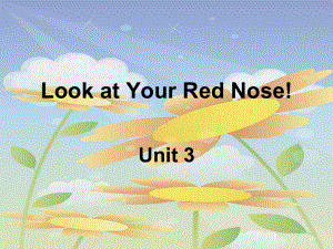 新概念英语青少版start A Unit3 Look at Your Red Nose!课件.pptx-(纯ppt课件,无音视频素材)