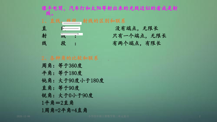 小学四年级上册数学第二单元复习教案课件.ppt_第2页