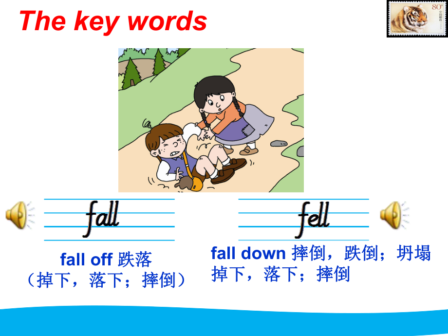 四年级英语下册课件-Module 10 Unit 1 Did you fall off your bike89-外研版（三起）.ppt_第3页