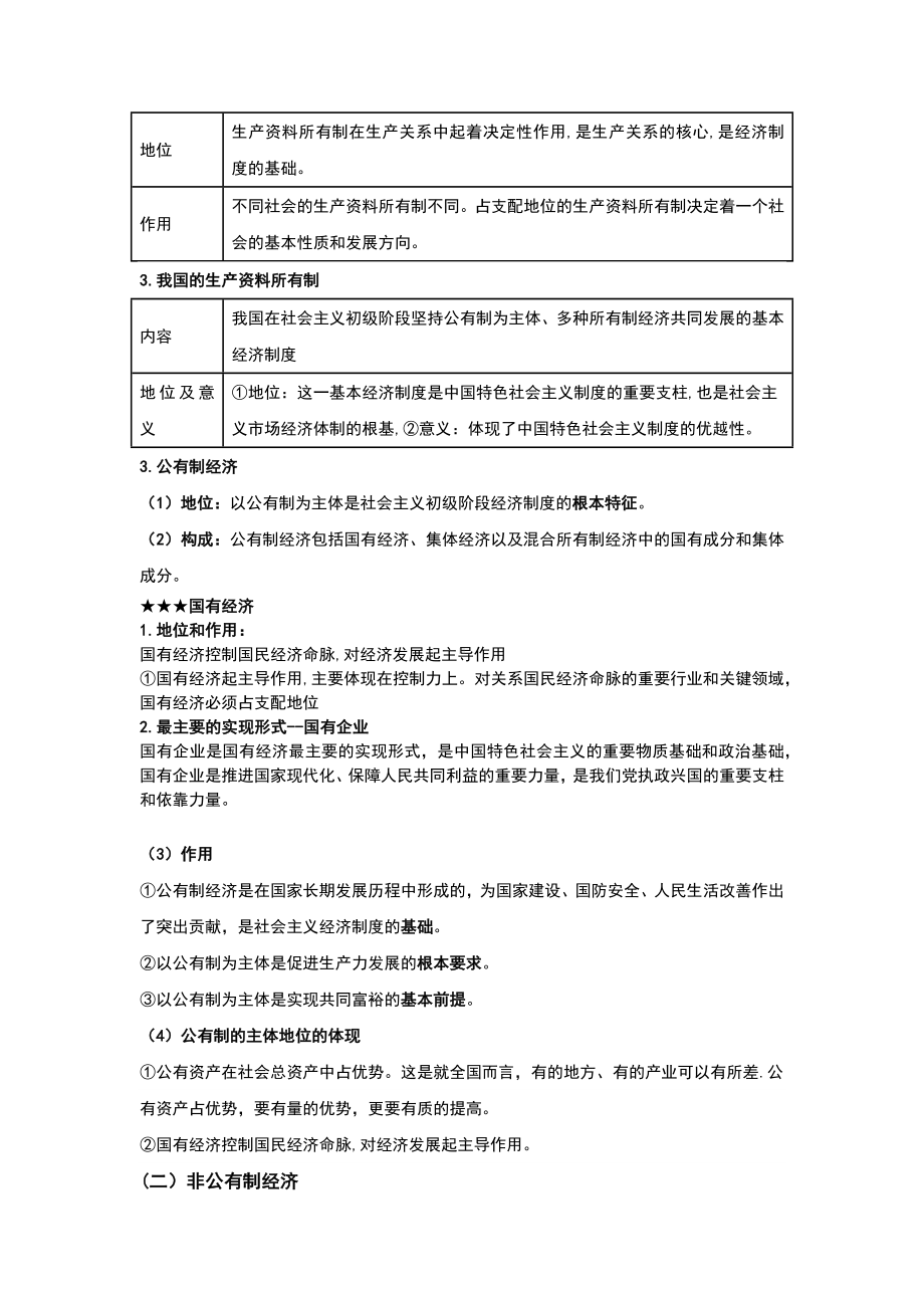 经济与社会知识框架与知识梳理-统编版高中政治必修第二册.docx_第2页